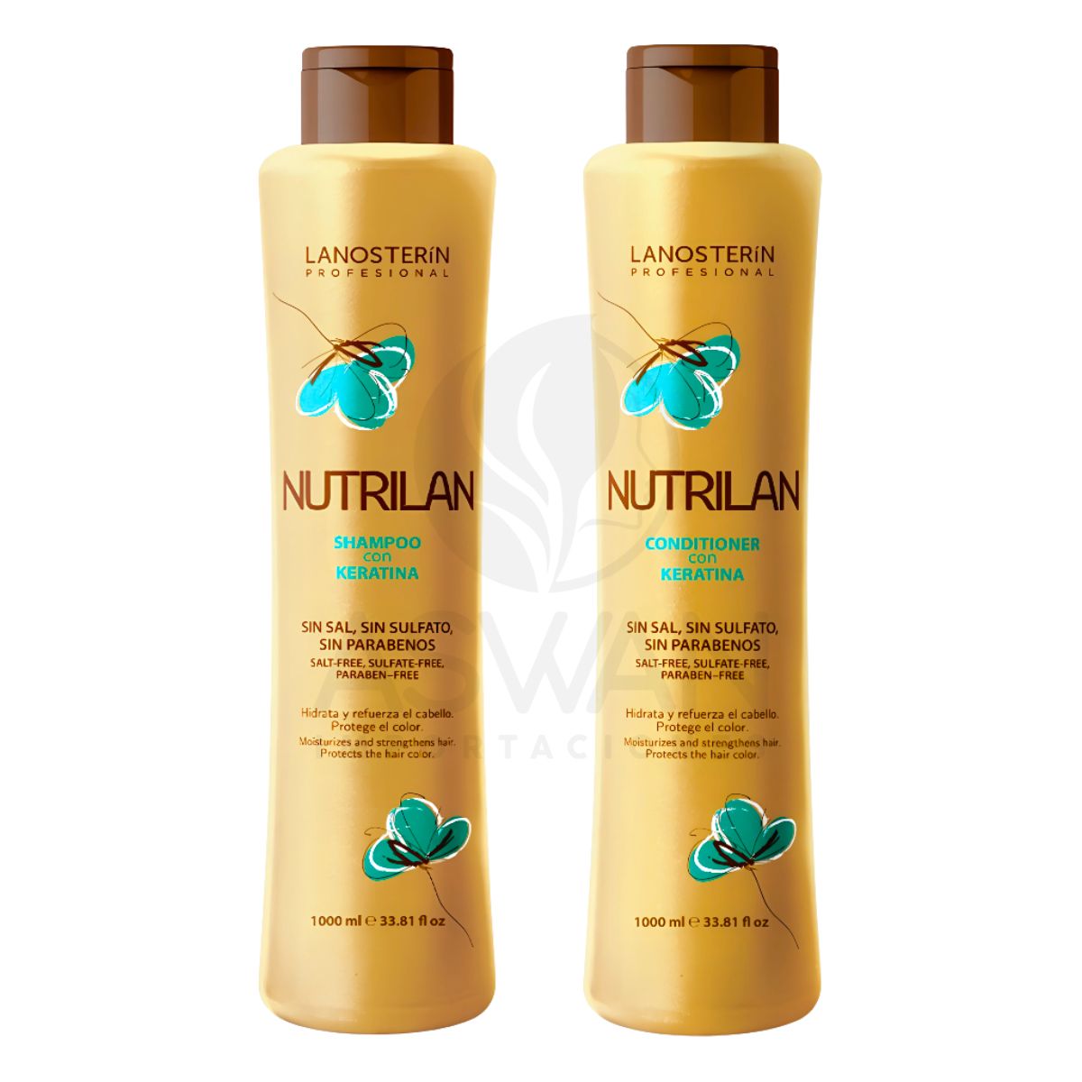 GENERICO - Pack Nutrilan Shampoo 1000 ml + Acon 1000 ml - LANOSTERIN