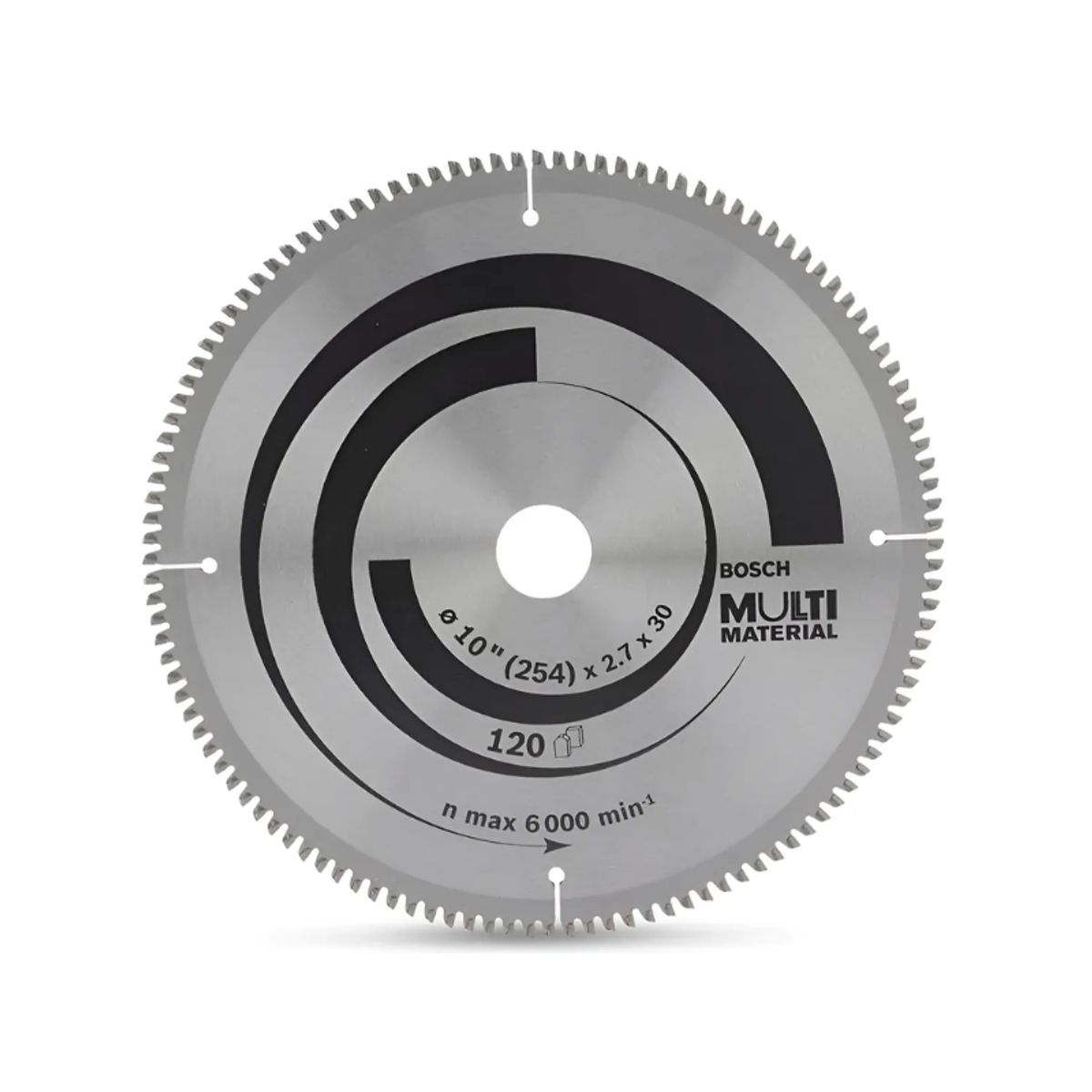 BOSCH - Disco De Sierra 10 120 D Multimaterial Bosch Aluminio / Melamin