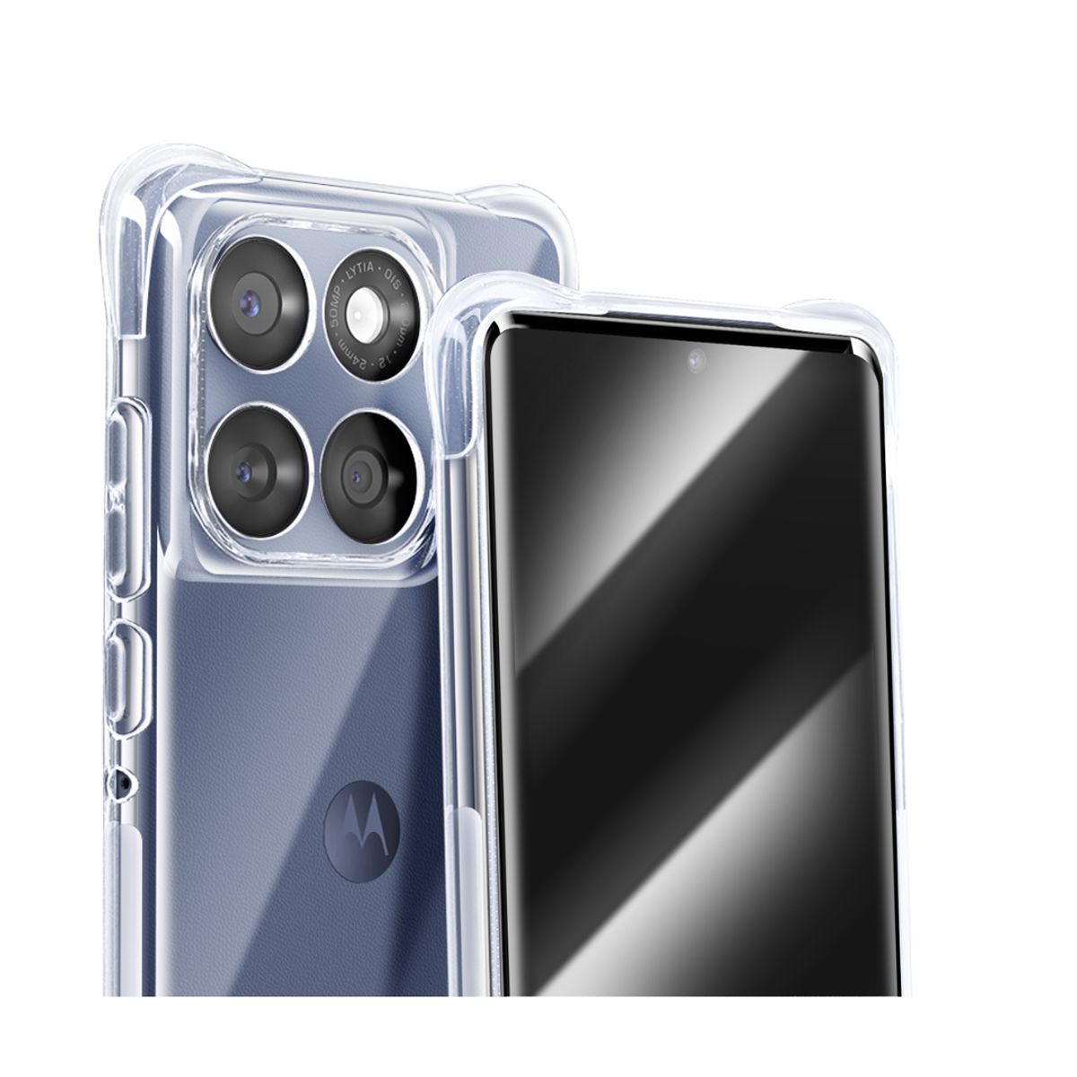 SPACE - CASE 360 PARA EDGE 50 PRO  TRANSPARENTE