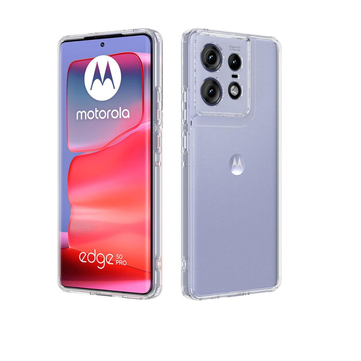 SPACE - CASE 360 PARA EDGE 50 PRO  TRANSPARENTE