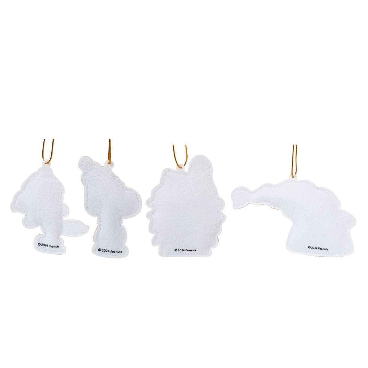 SNOOPY - Set de adorno arbol navidad Snoopy X4 unds 12cm