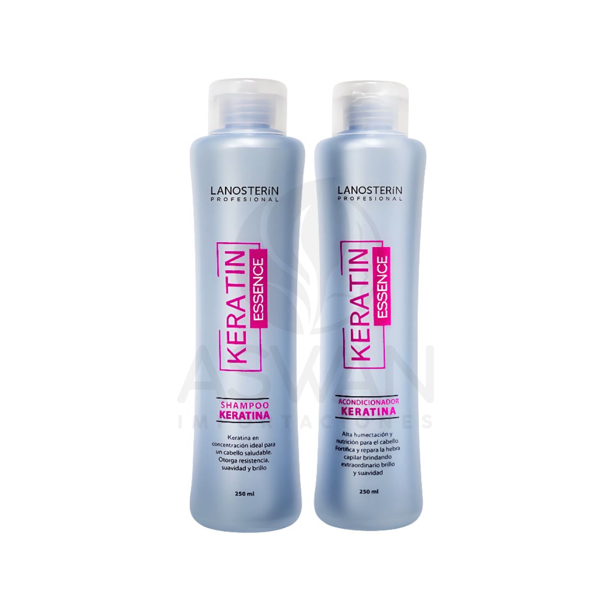 GENERICO - Pack Keratin Essence Shampoo 250 ml + Acon 250 ml - LANOSTERIN