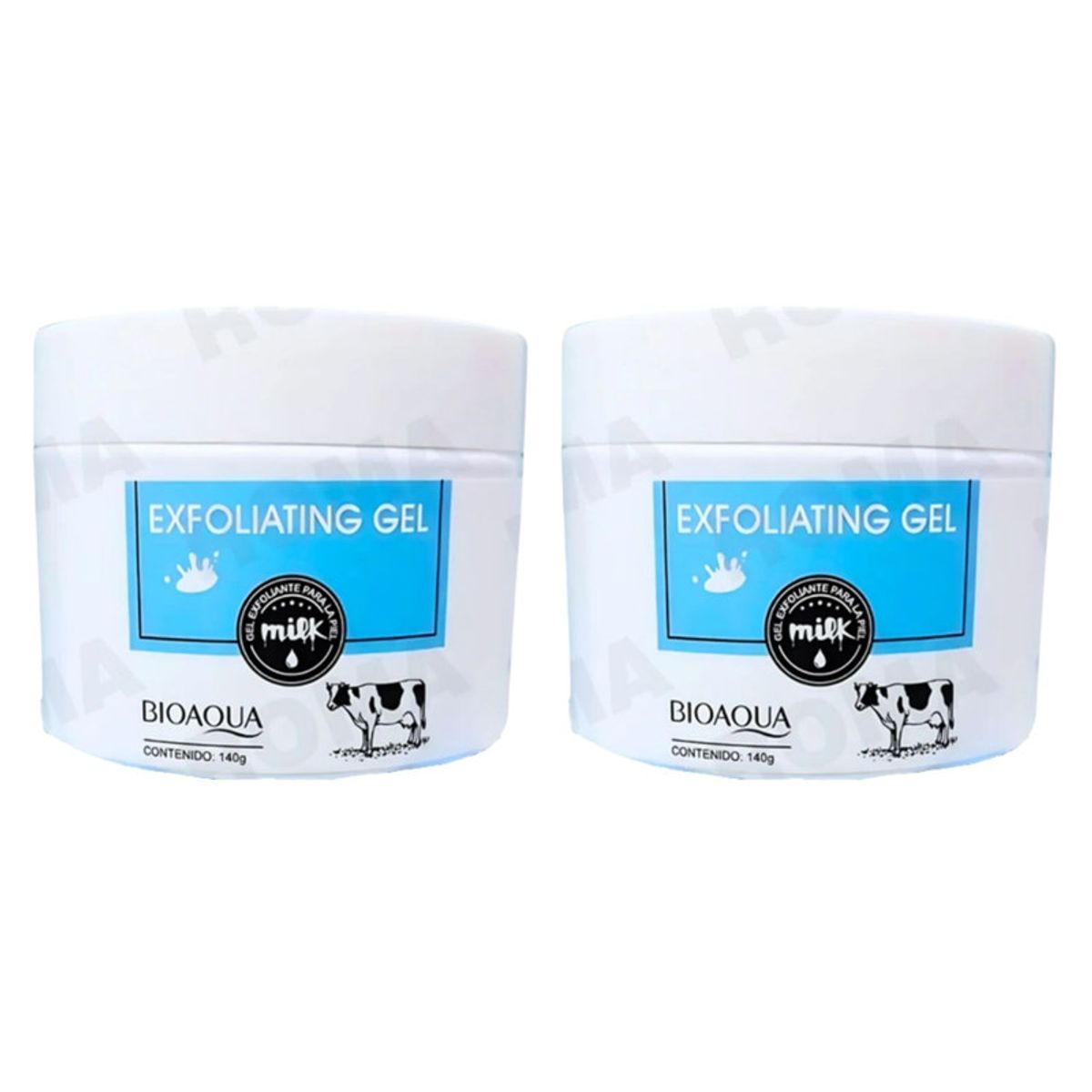 BIOAQUA - PACK 2 GEL EXFOLIANTE DE LECHE 140G BIOAQUA