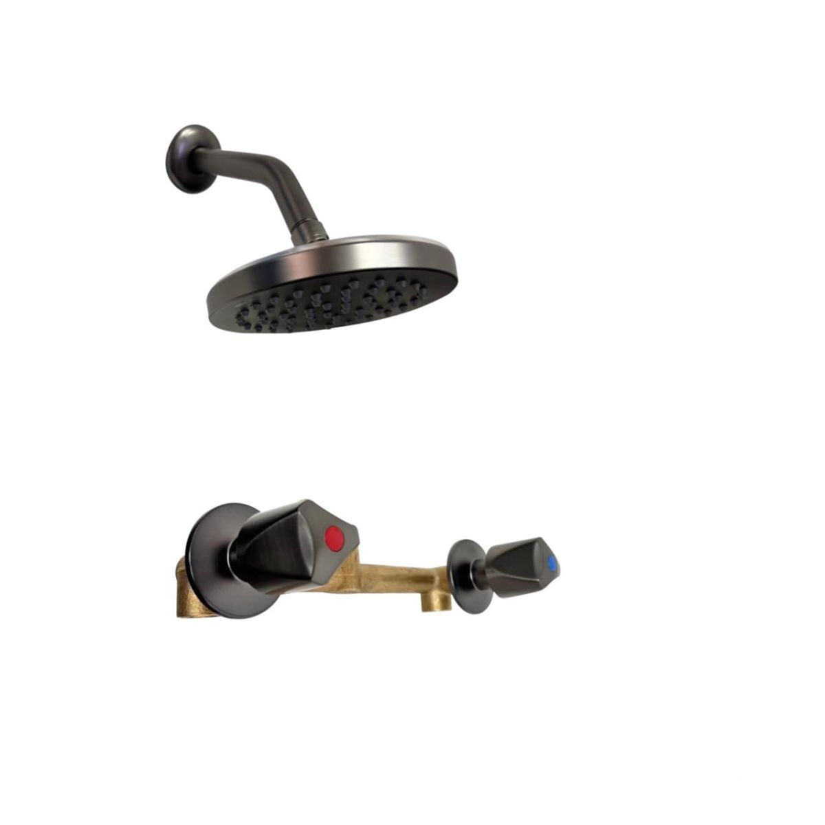 GENERICO - LLAVE MEZCLADORA DUCHA ACERO INOXIDABLE