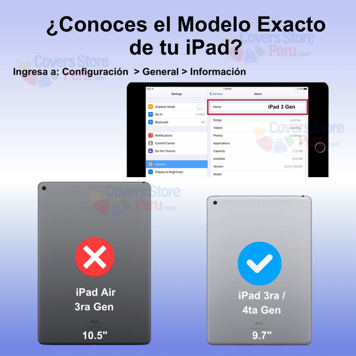 GENERICO - Funda con Teclado Touch para iPad 4ta Gen 97 Celeste