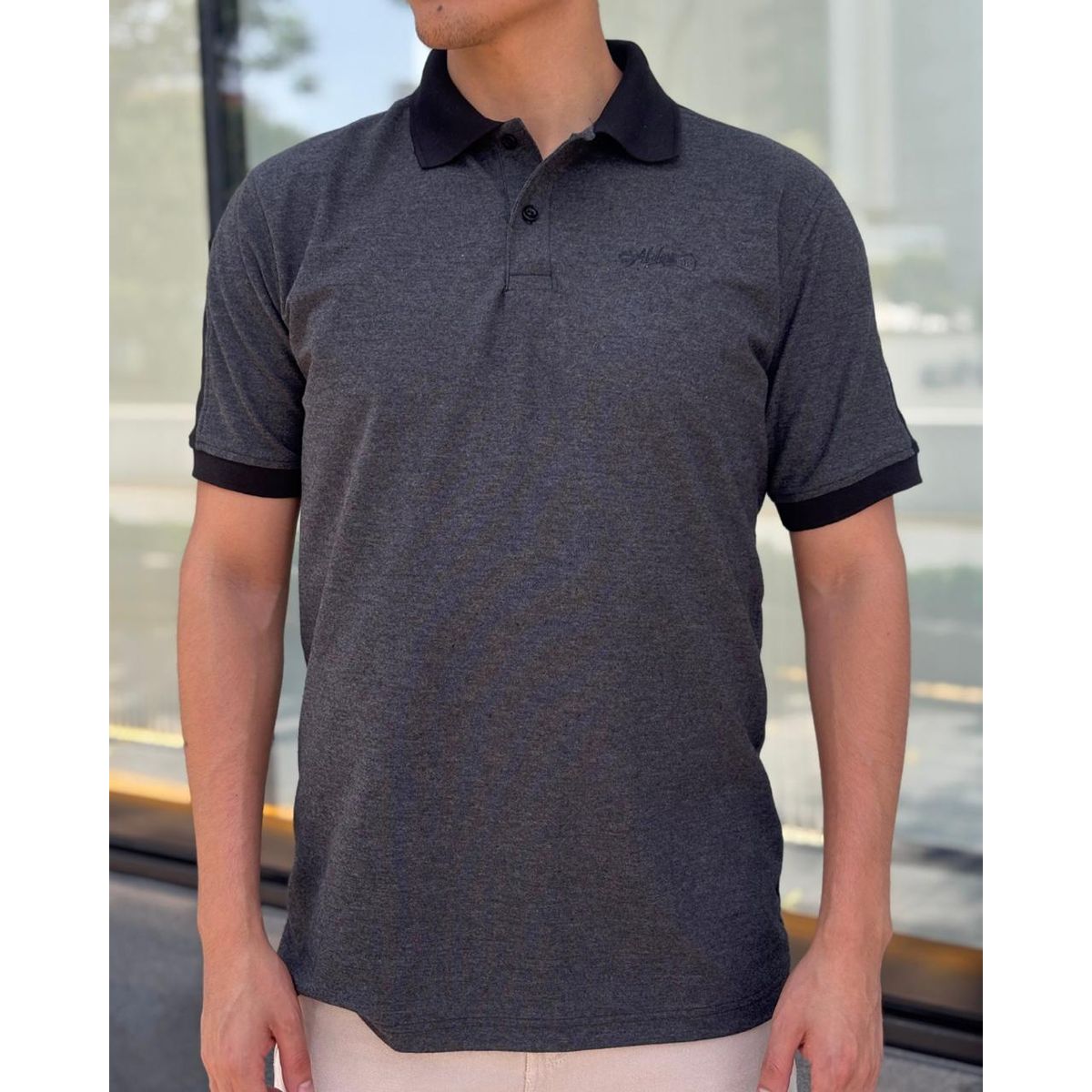 ALDO'S SINCE 1986 - POLO CAMISERO ALGODÓN COLOR DE TENDENCIA