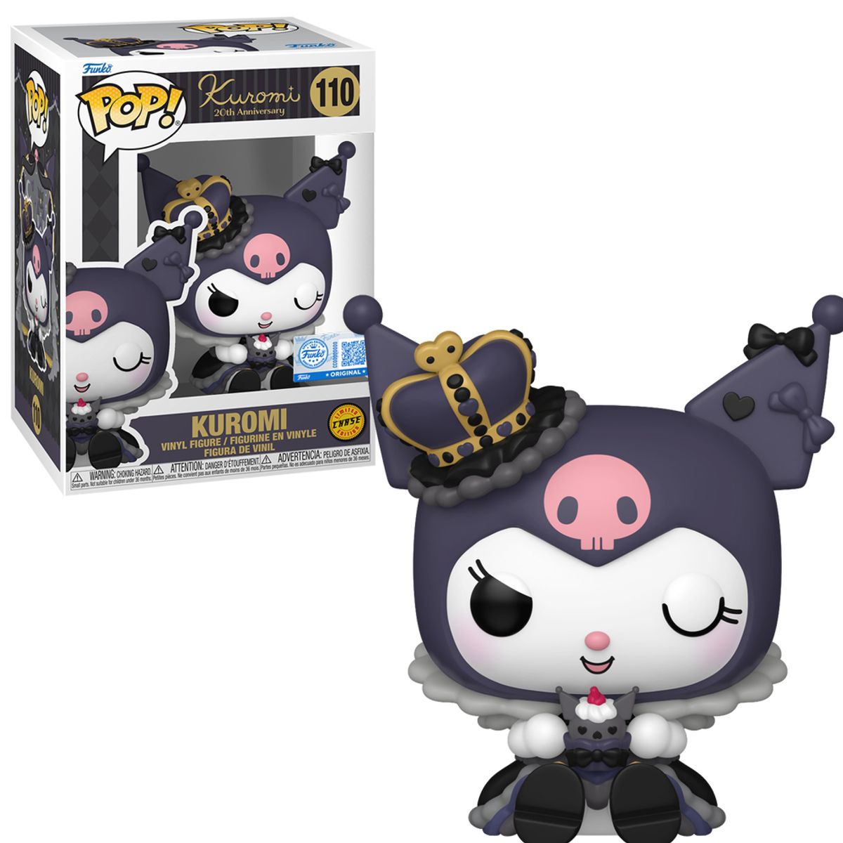 FUNKO - Funko Pop Kuromi 20 Aniversario - Kuromi Royal Outfit Chase exclusivo Funko 110