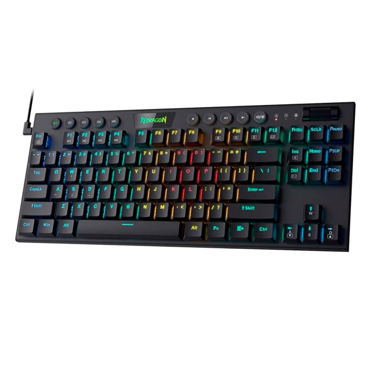 REDRAGON - Teclado Mecánico Redragon HORUS TKL K622 RGB Negro cableado
