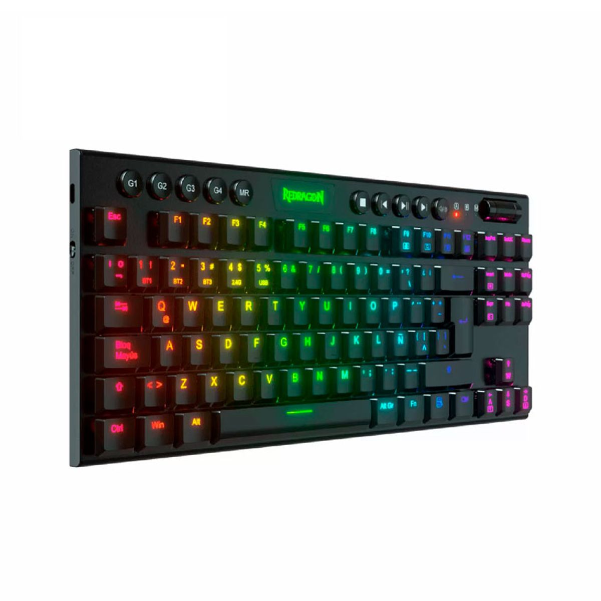 REDRAGON - Teclado Mecánico Redragon HORUS TKL K622 RGB Negro cableado