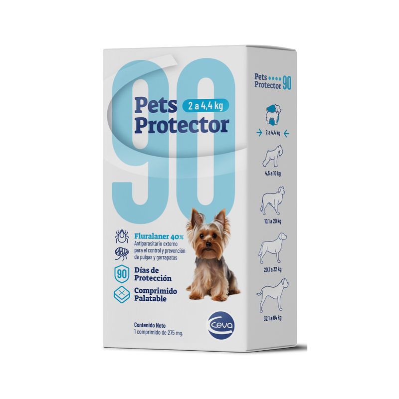 GENERICO - Antipulgas Pets Protector 90 2-4.4 kg