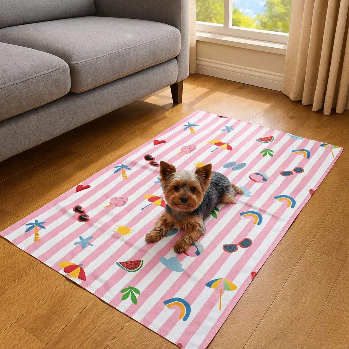 GENERICO - Manta Gel Refrescante Para Mascota  - Talla S - (Rosa)