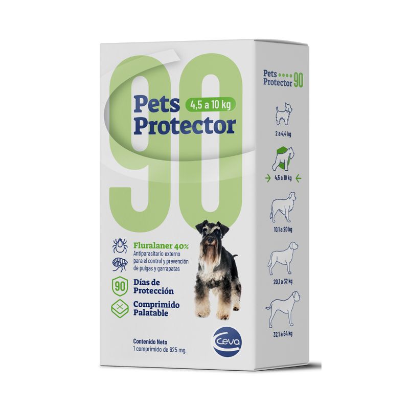 GENERICO - Antipulgas Pets Protector 90 4.5-10 kg