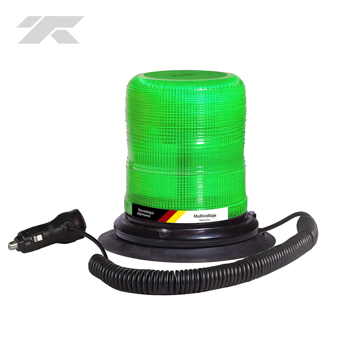 GENERICO - Circulina Estroboscópica Led con Imán 12V24V Verde