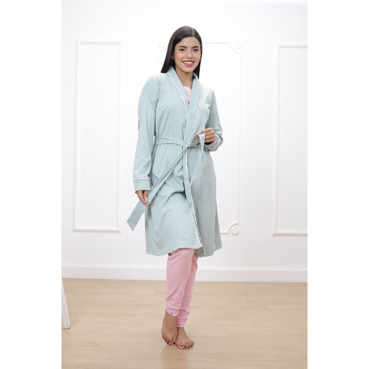 KYM MULTIUSOS - BATA DE MUJER ALGODÓN