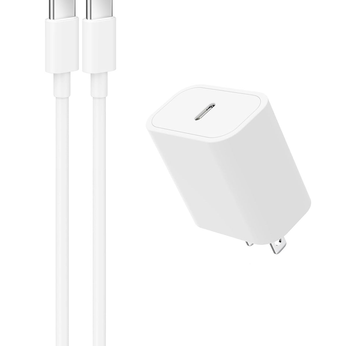 GENERICO - Cargador Usb-c 40w Y Cable Para iPhone 17, 16, 15, 14, 13 (35W regular)