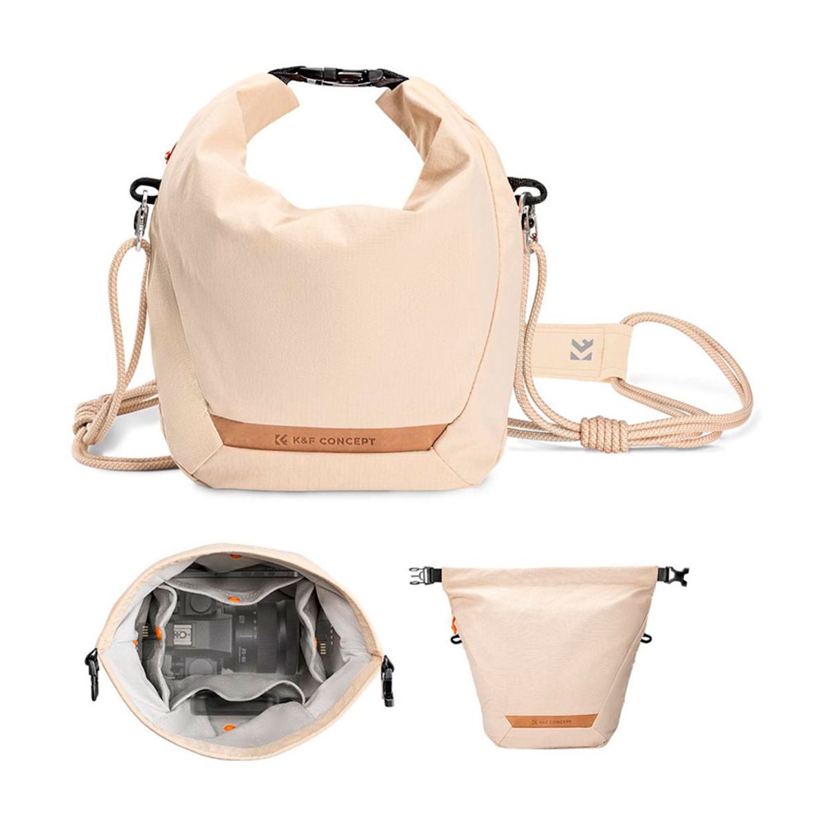 K&F CONCEPT - Bolso K&F Concept KF13168v1 - Beige