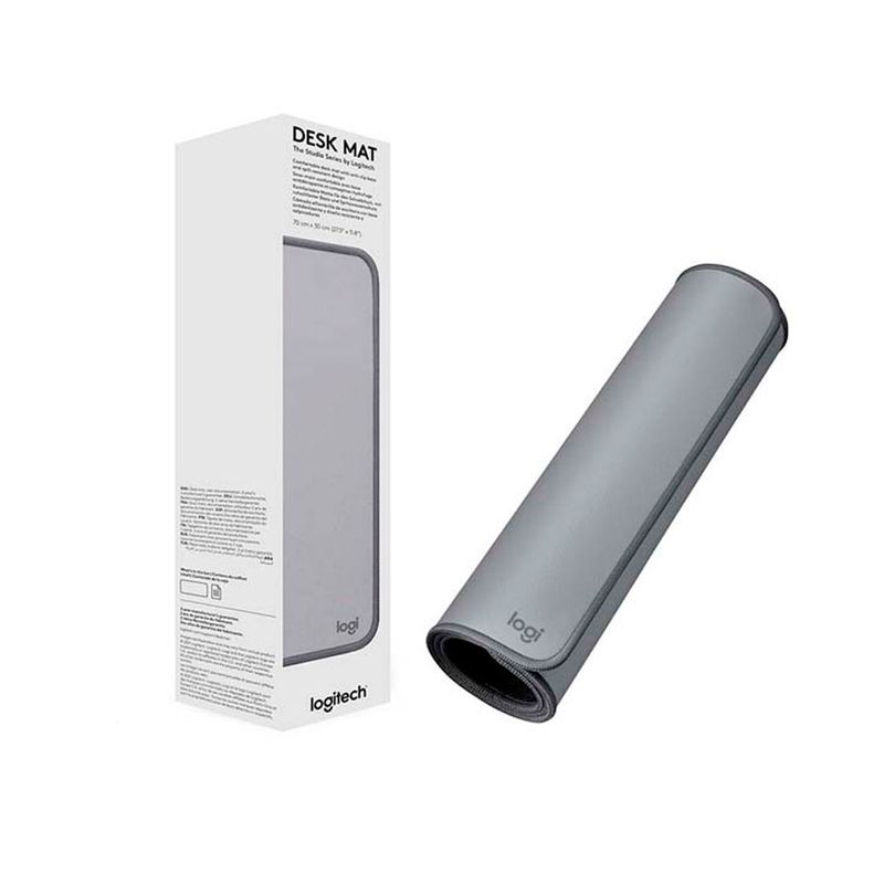 LOGITECH - Mouse Pad Logitech DeskMat Gris Dark 300x700mm Antideslizante Durable