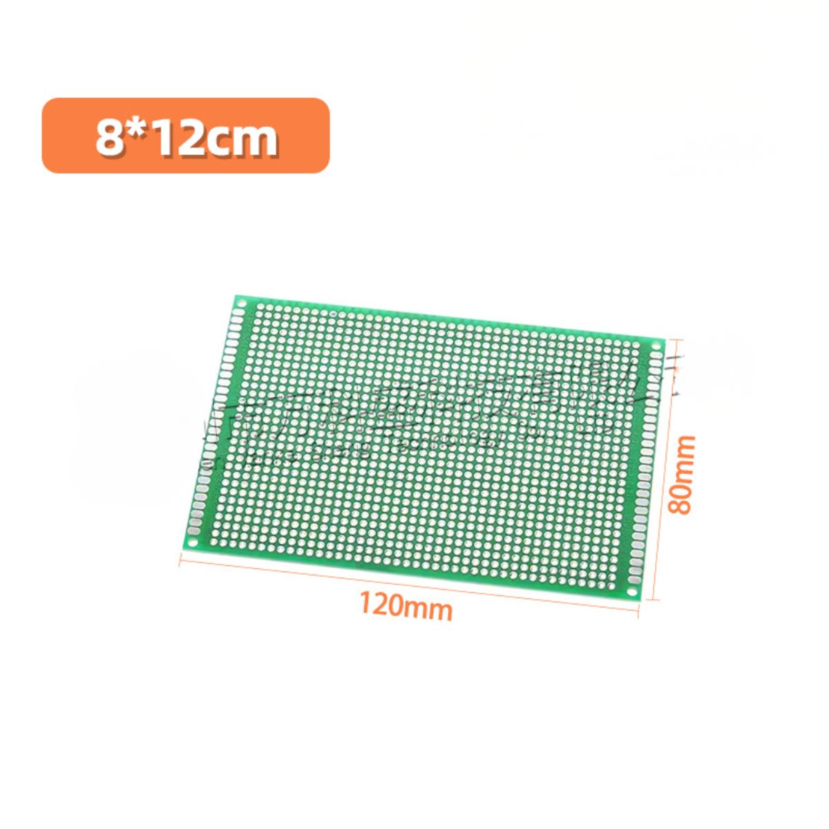 GENERICO - Placa Universal PCB Doble Cara 8x12 cm  Placa Perforada FR-4