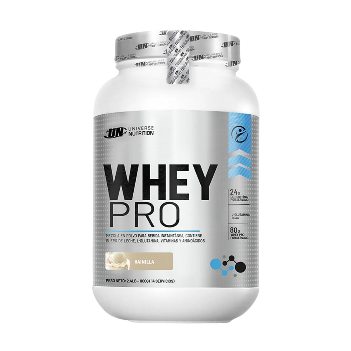 UNIVERSE NUTRITION - Proteína Whey Pro 11Kg Vainilla+Optimum Nutrition 300g+2 Straps