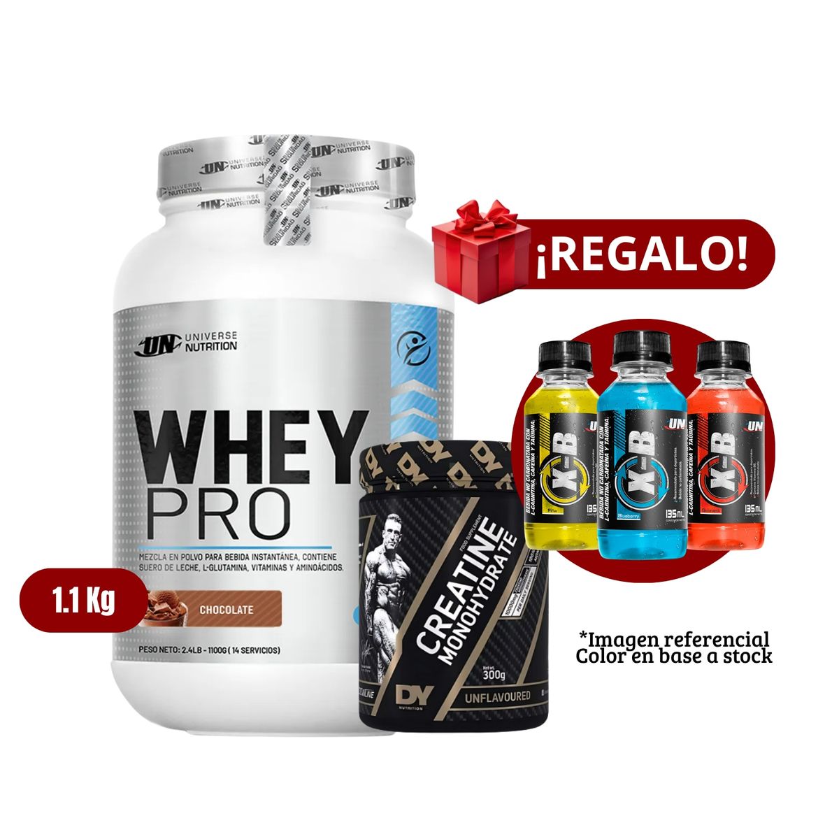 UNIVERSE NUTRITION - Proteína Whey Pro 11Kg Chocolate+Dorian Yates 300g+XB
