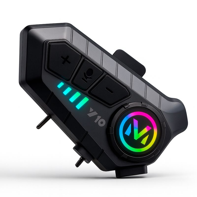 GENERICO - Auricular Audifono Micrófono Bluetooth Para Casco Moto Handsfree