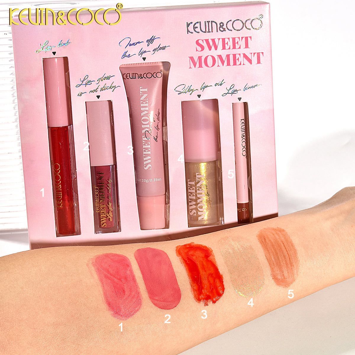 GENERICO - Set de Labiales Sweet Moment - Kevin&Coco