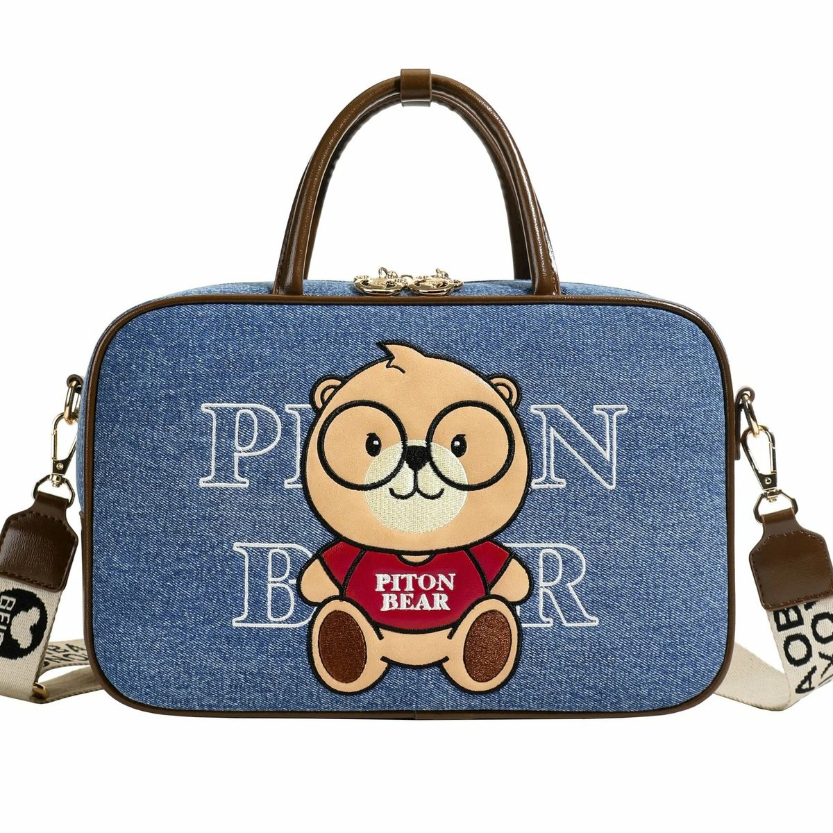 GENERICO - BOLSITO MORRAL  BEAR OSITO AZUL