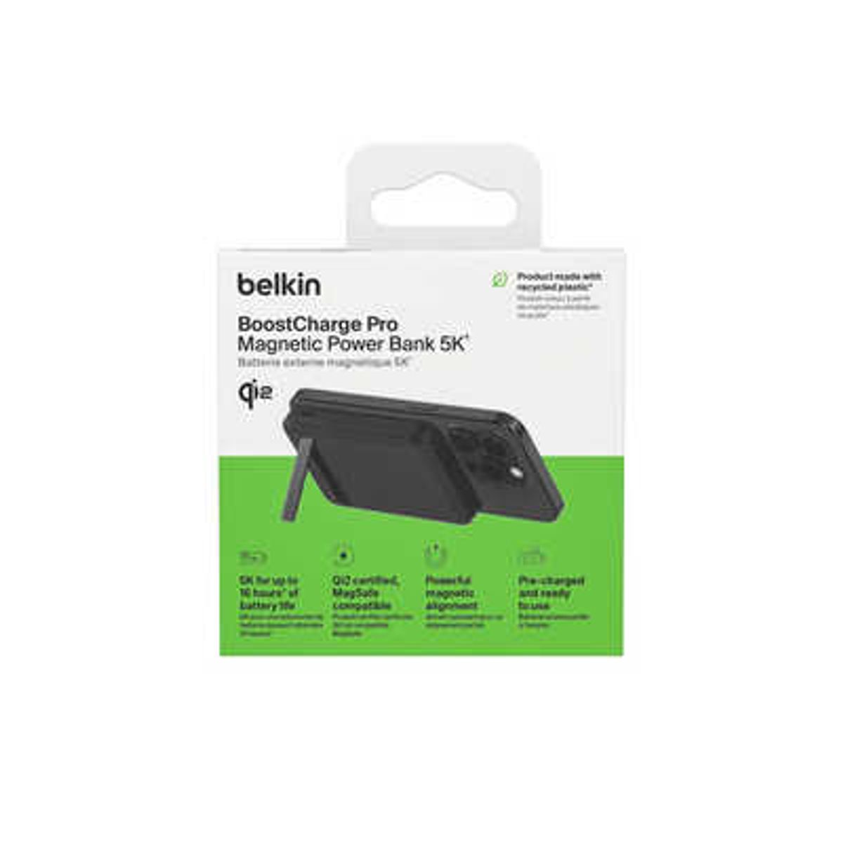 BELKIN - POWER BANK 5K BELKIN MAGSAFE Qi2 NEGRO