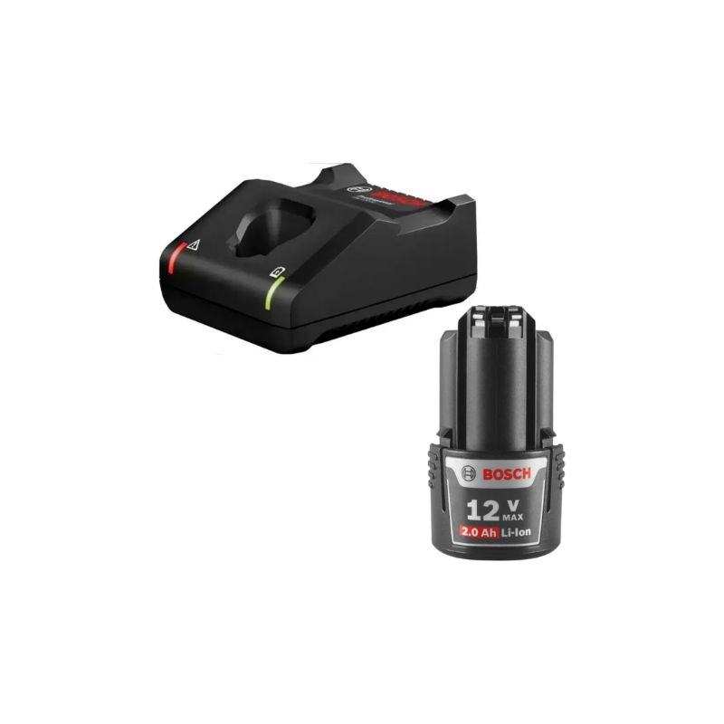 BOSCH - Cargador Bosch Gal 12v-40 4a Profes.+ Batería Gba 12v 2.0
