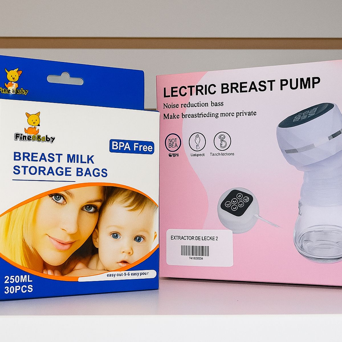 GENERICO - Kit Completo de Lactancia Eléctrico Finest Baby