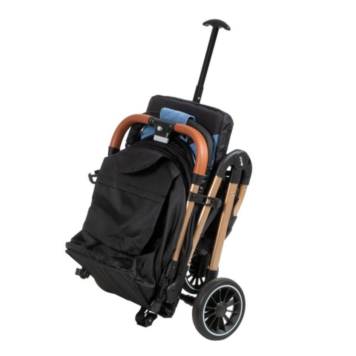 EBABY - Coche Maleta Plegable Compacto LAINI Negro