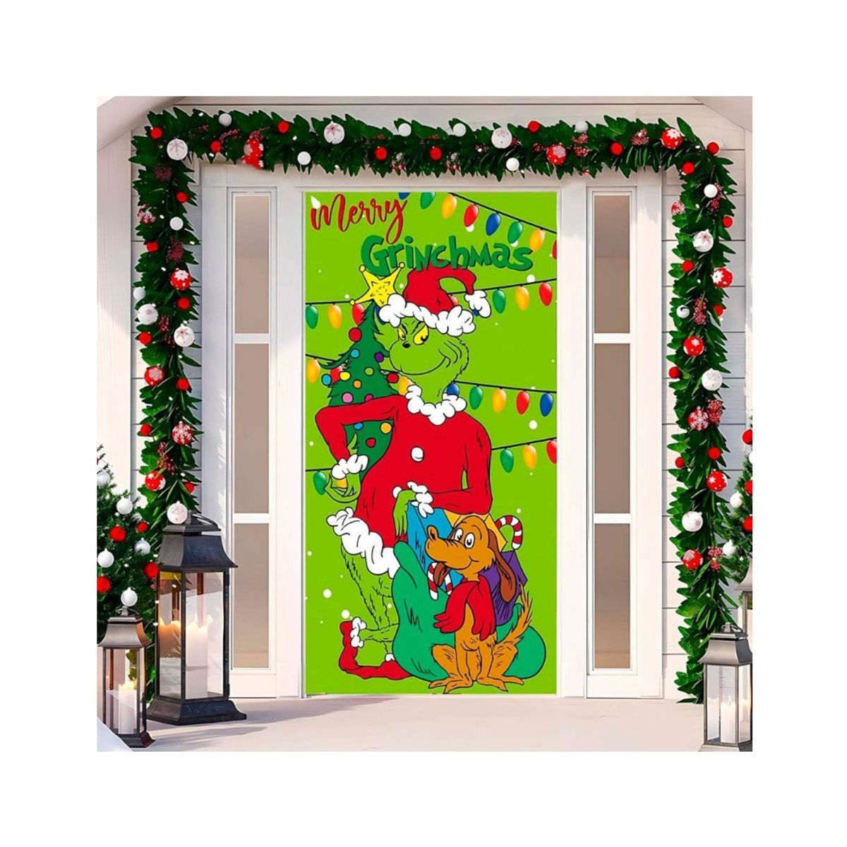 GENERICO - Funda Navideña Para Puerta 410878-3-4