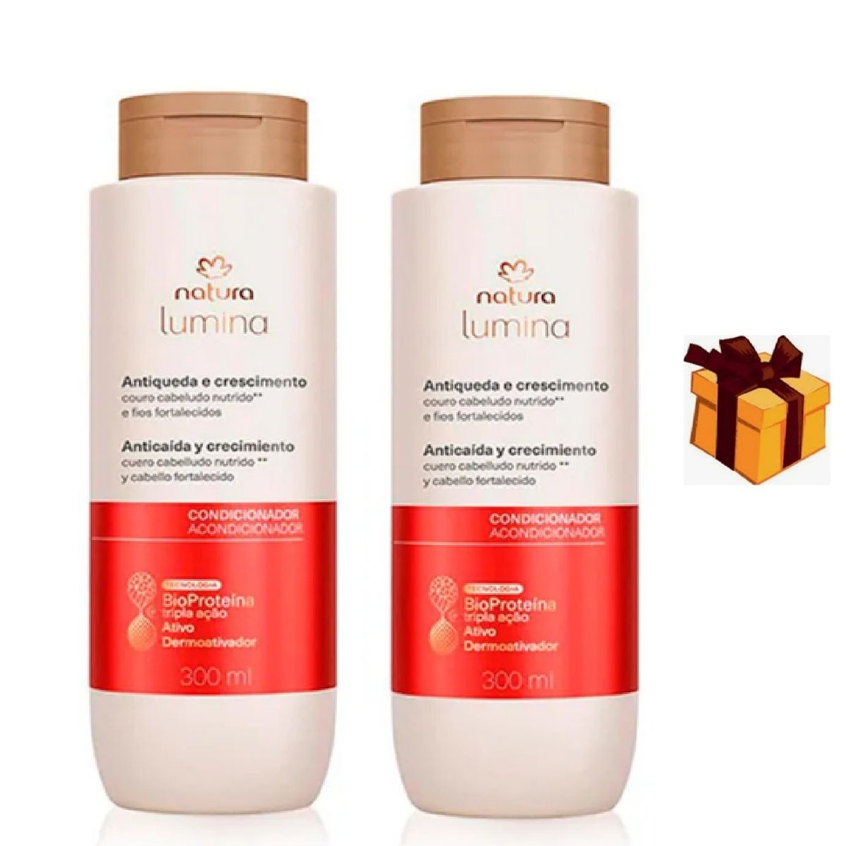 Natura - 2 acondicionador anticaida lumina Natura + regalo