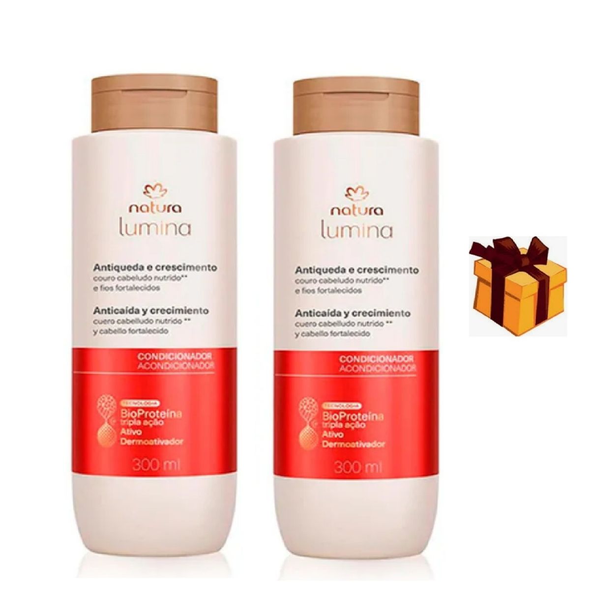 Natura - 2 acondicionador anticaida lumina Natura + regalo