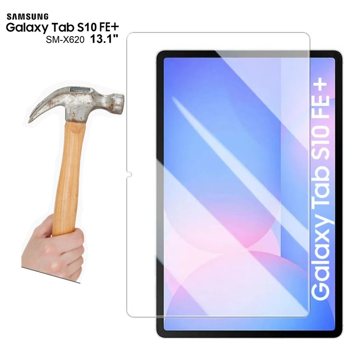 GENERICO - Mica de Vidrio Protector para Samsung Tab S10 FE+ Plus 13.1 SM-X620