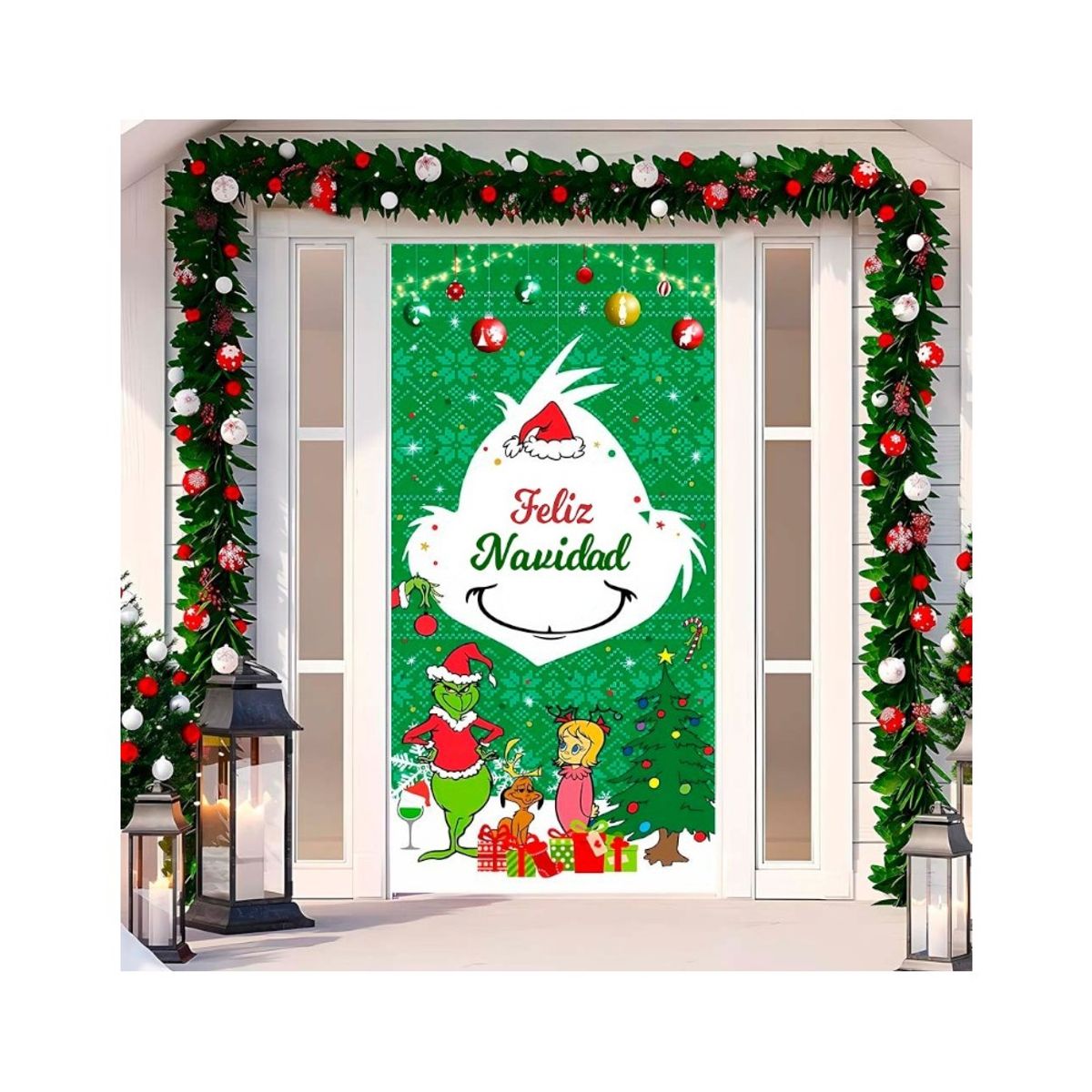 GENERICO - Funda Navideña Para Puerta 410878-3-8