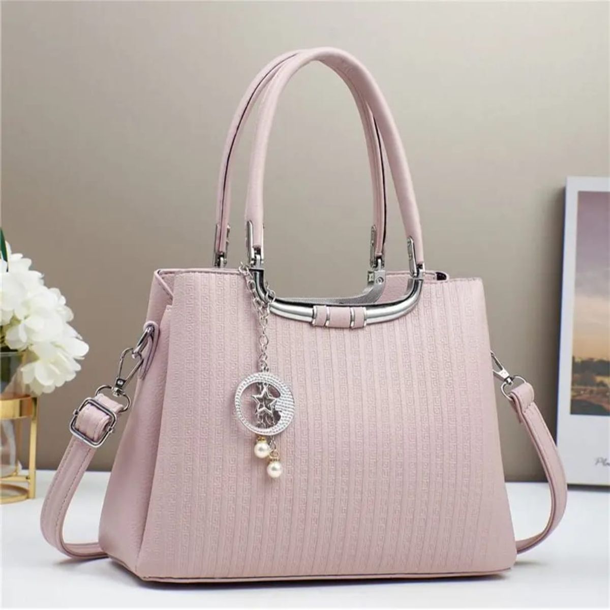 GENERICO - CARTERA BOLSO DE MANO ELEGANTE PREMIUN ALTA CALIDAD DOBLE DISEÑO