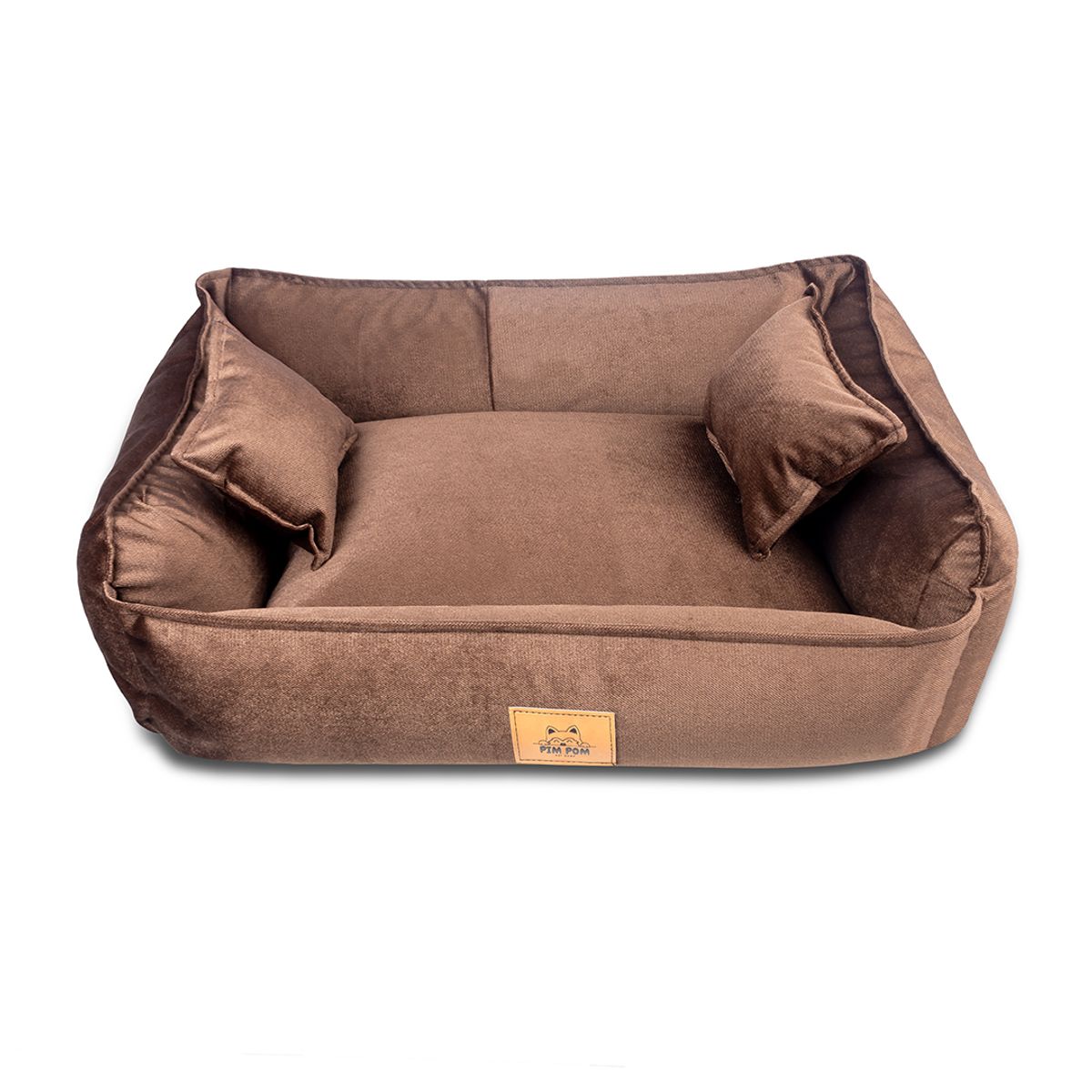 GENERICO - CAMA PARA PERRO TALLA XL - MARRÓN- HIPOALERGÉNICA