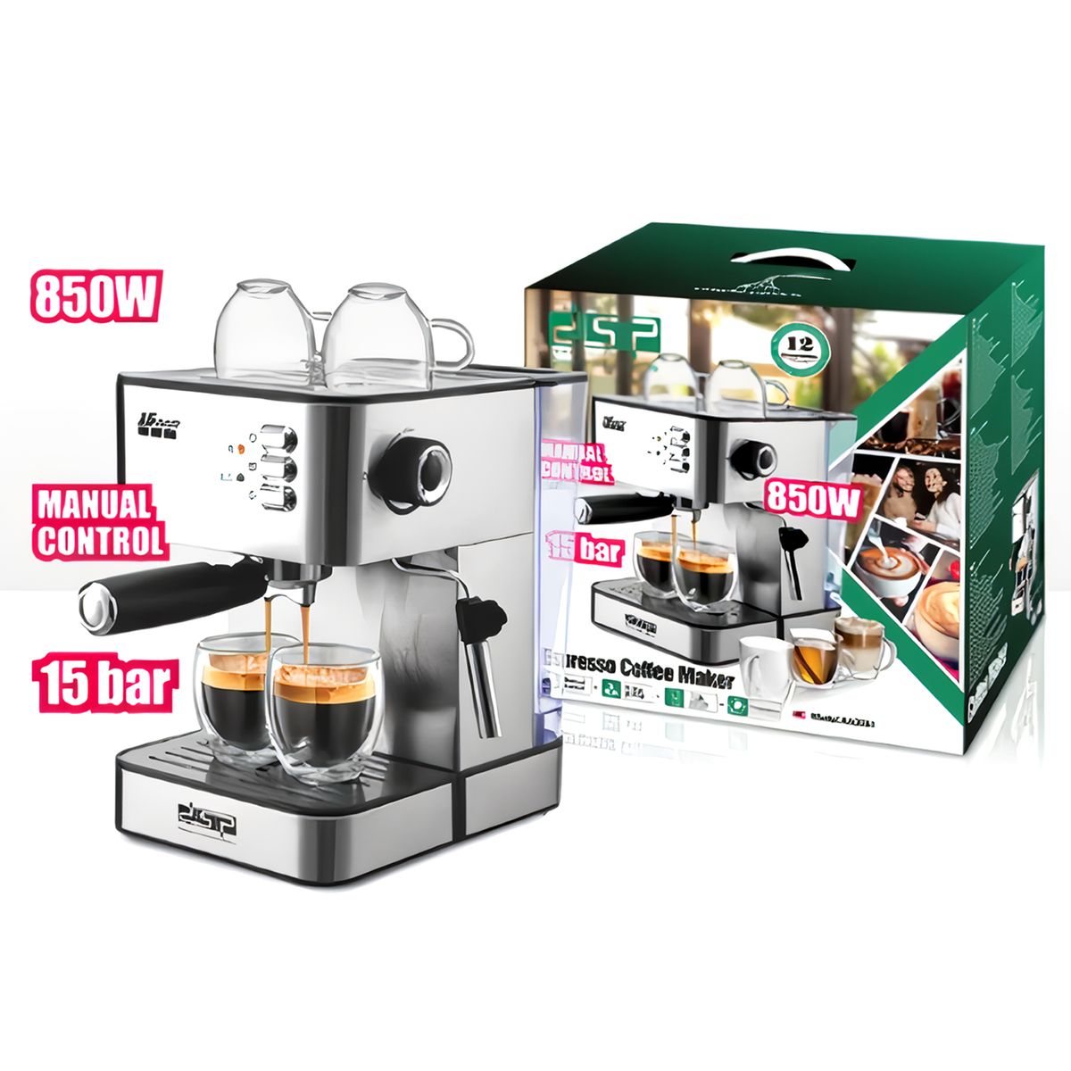 Dsp - Cafetera Espresso 15 Bares DSP KA3091