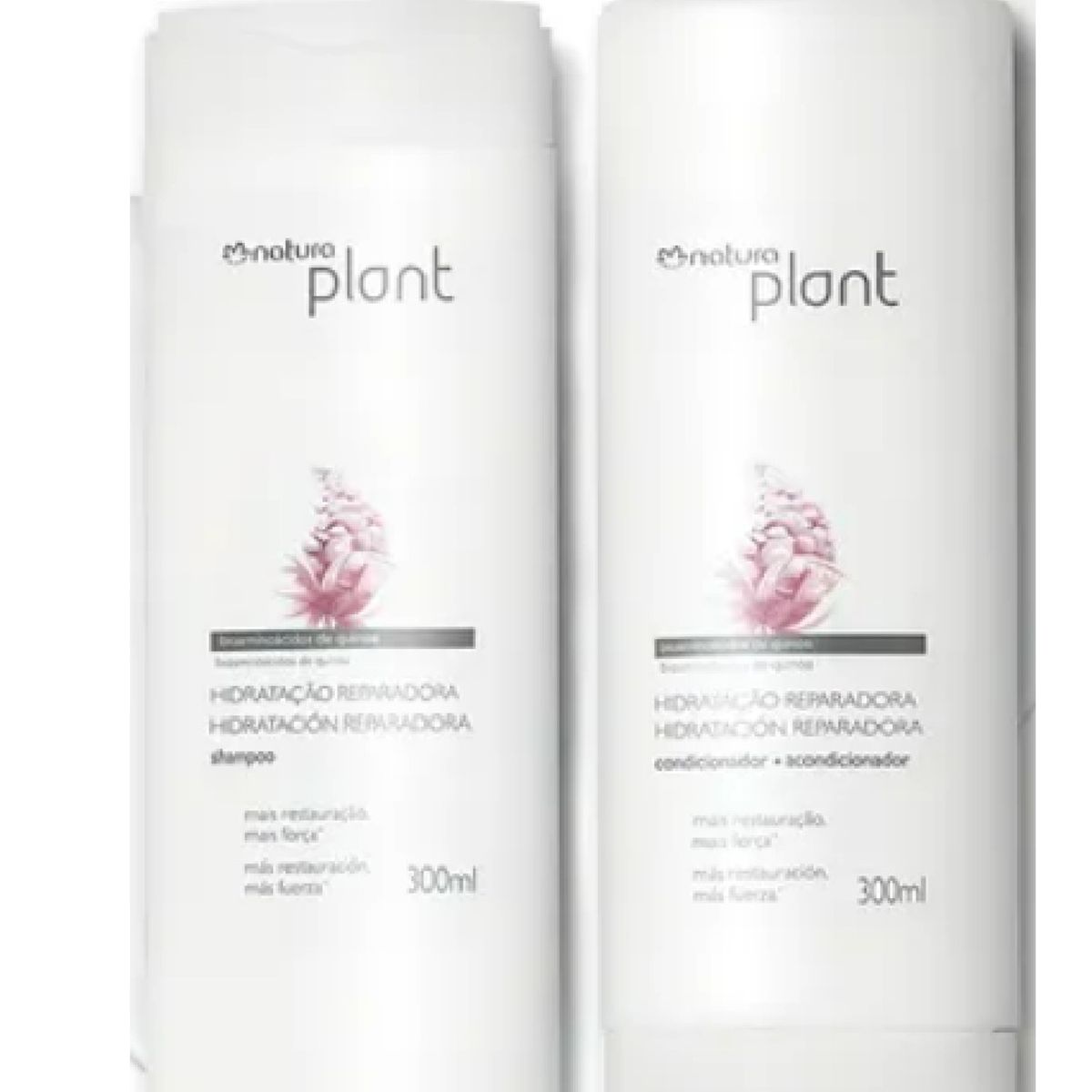 NATURA - Shampoo y acondicionador hidratacion reparadora plant Natura + regalo