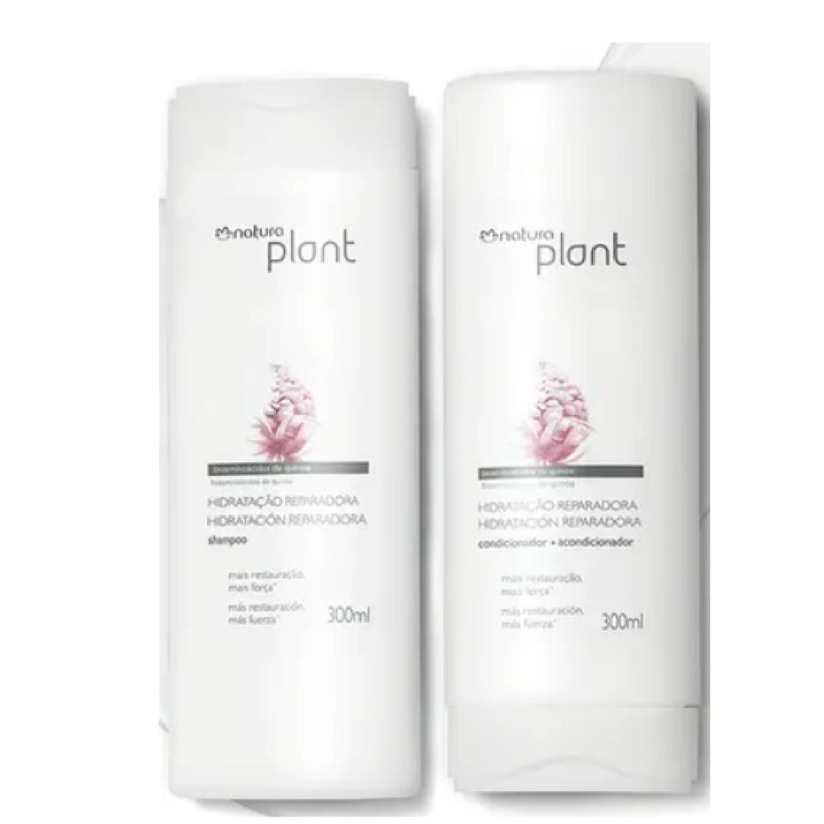 NATURA - Shampoo y acondicionador hidratacion reparadora plant Natura + regalo