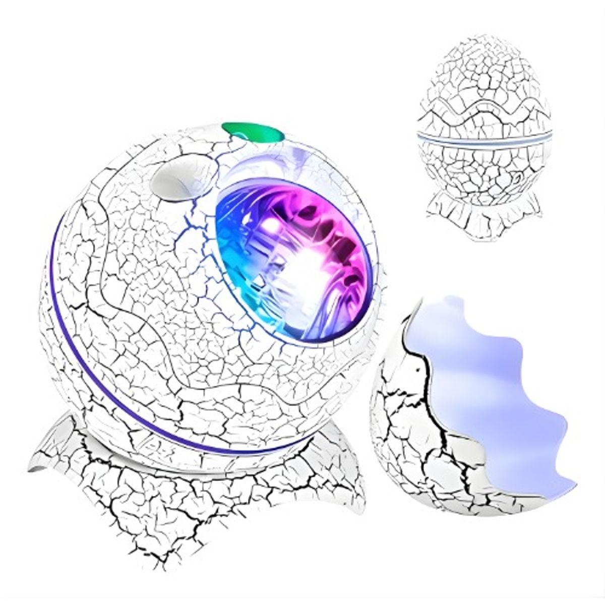 OEM - Parlante Proyector Galaxia Bluetooth Huevo Dinosaurio Ideal Hogar