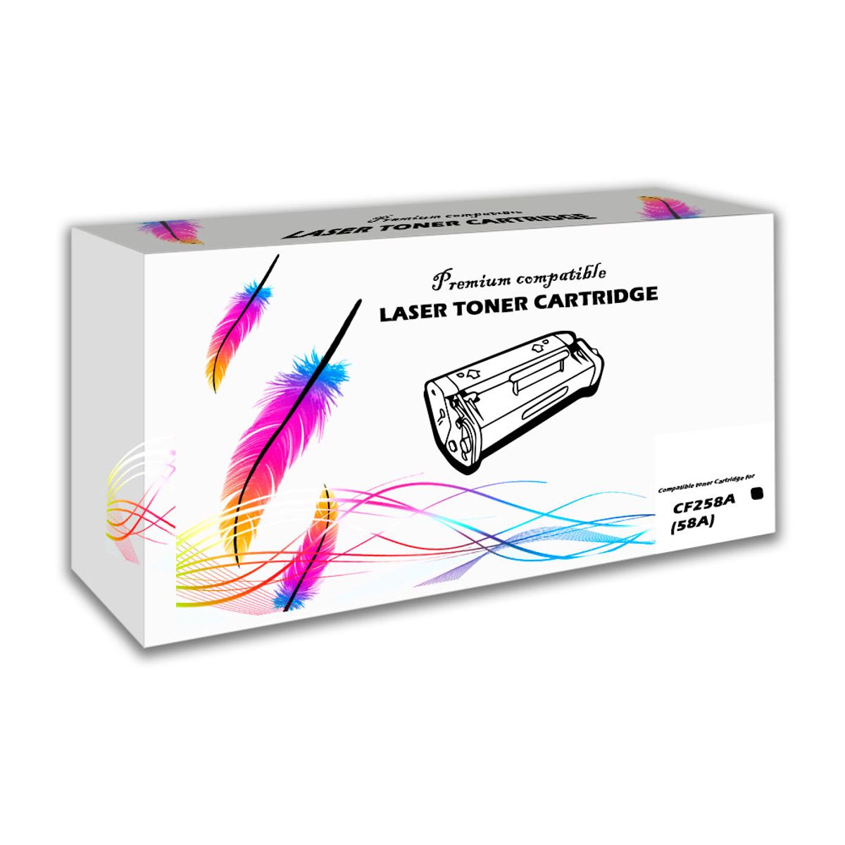 GENERICO - TONER COMPATIBLE PARA HP CF 258A 3,000 PG CON CHIP