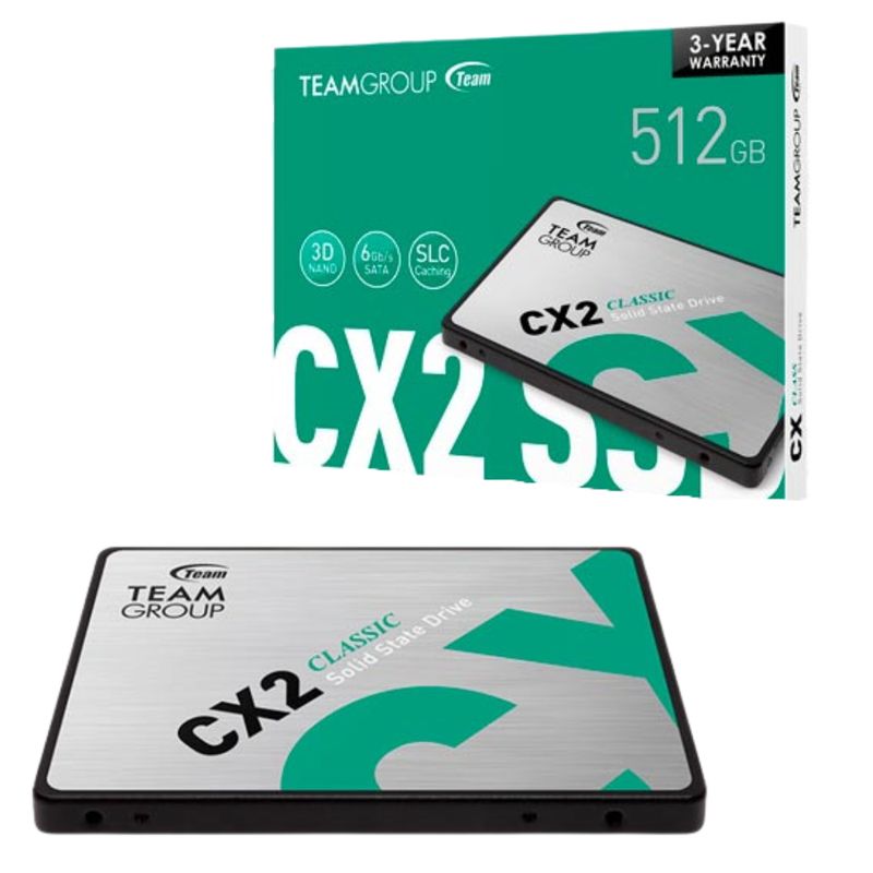 GENERICO - SSD 512GB TEAMGROUP CX2 2.5 SATA3