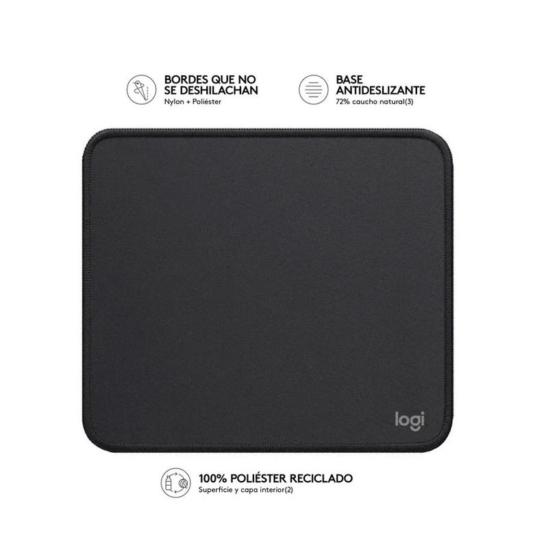 LOGITECH - Mouse Pad Logitech Graphite 200x230mm