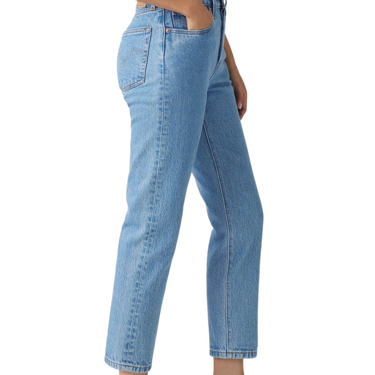 LEVIS - Jeans Mujer 501 Crop Celeste Levis
