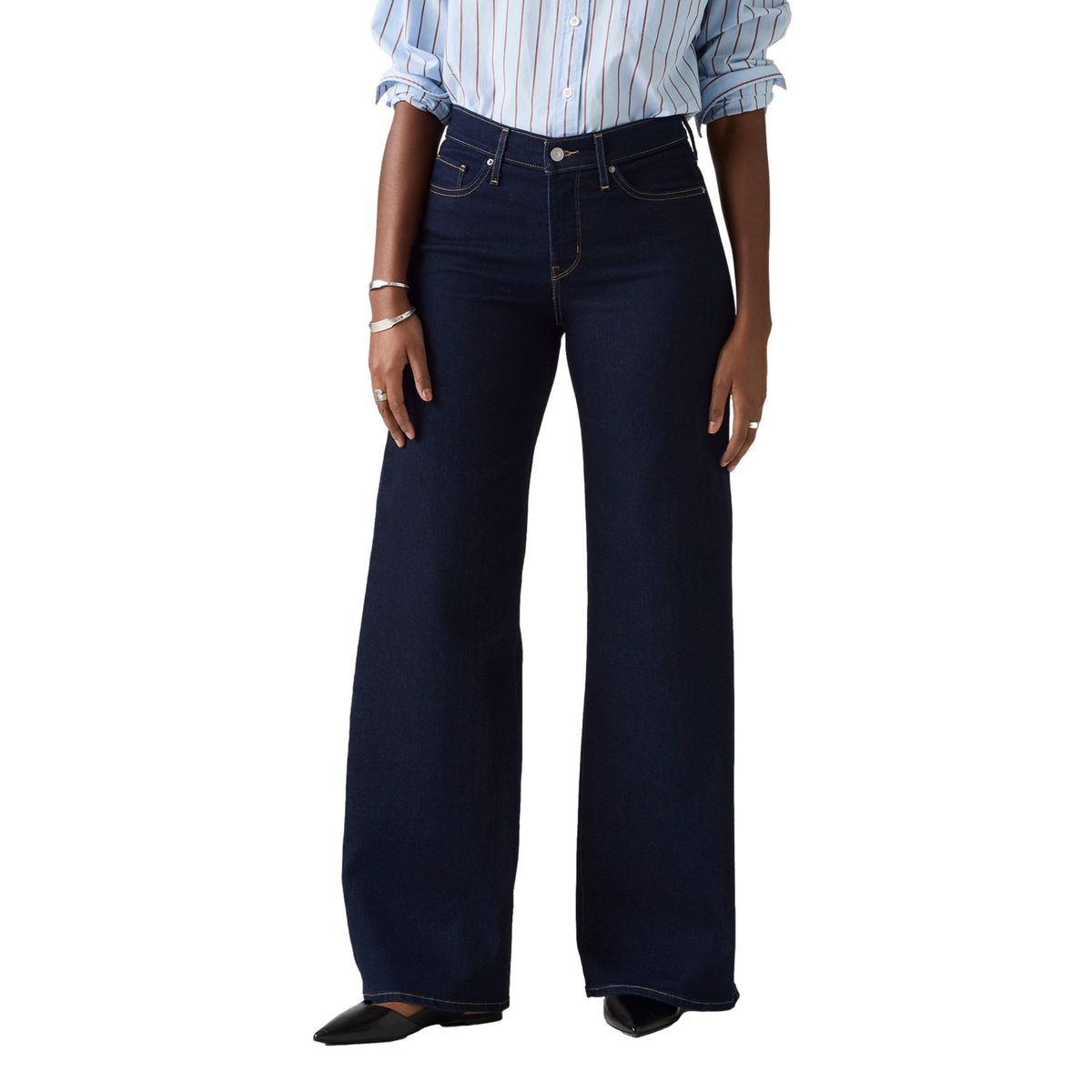 LEVIS - Jeans Mujer 318 Shaping Wide Leg Azul Levis
