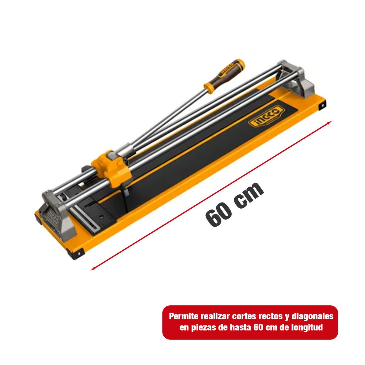 INGCO TOOLS - Cortadora Mayólica Cerámica Manual 60cm Azulejos Ingco Pisos