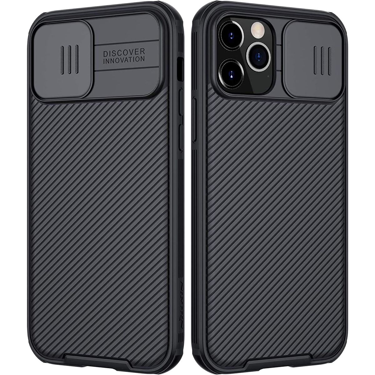 NILLKIN - Funda Case Nillkin Camshield Pro Case Iphone 12 / 12 Pro - NEGRO
