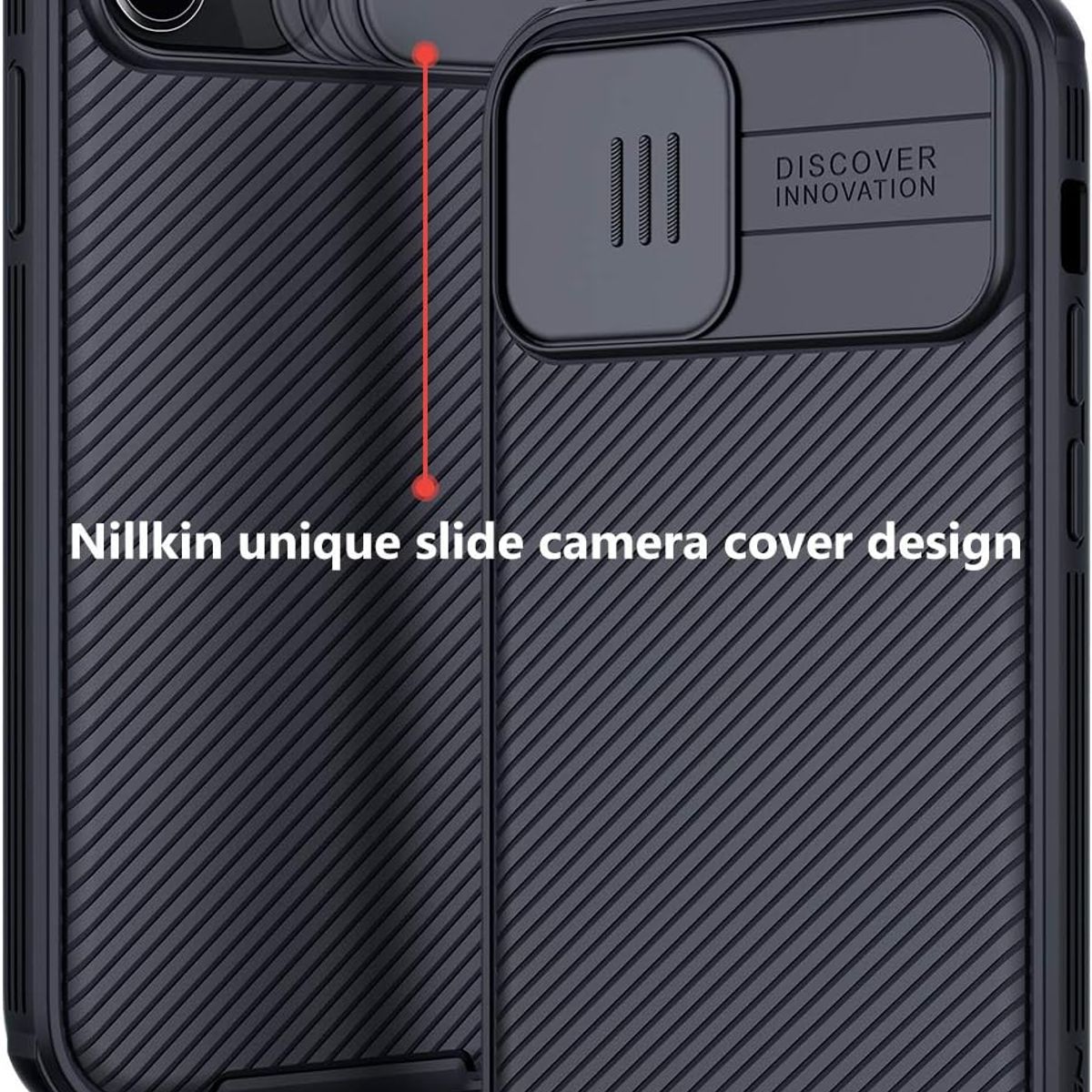 NILLKIN - Funda Case Nillkin Camshield Pro Case Iphone 12 / 12 Pro - NEGRO